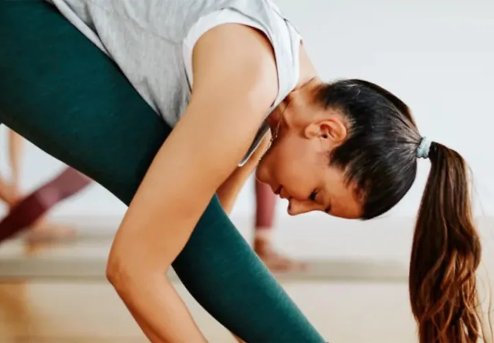 Flow yoga class at Dallas Yoga Center