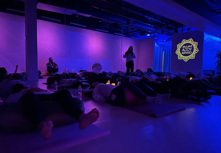 Fusion yoga class at Dallas Yoga Center