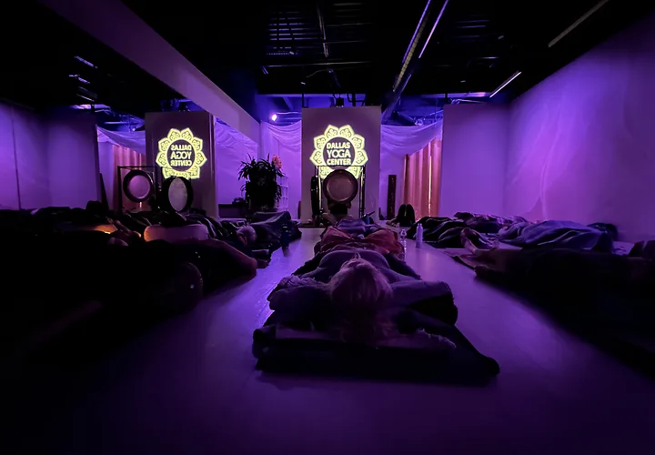 Reiki & Crystal Healing yoga class at Dallas Yoga Center